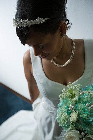 As lovely a bride as there has ever been.